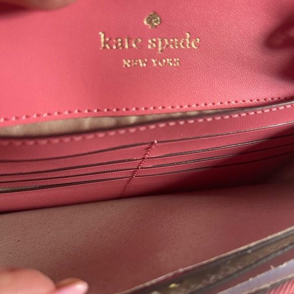 NEW Kate Spade Leather Kerri Crossbody Bag, Bright Blush - Picture 6 of 9